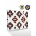 thumbnail image 2 of Red Aztec Wall Art for Living Room,Canvas Picture Wall Decor for Bathroom Bedroom,Southwest Boho Abstract Geometric Aesthetic Painting Artwork for Office Kitchen Hallway Dining Room Decor 20"x24", 2 of 8