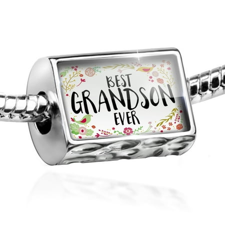 Mikasa Floral Charm - Bead Happy Floral Border Grandson Charm Fits All European Bracelets