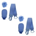 thumbnail image 1 of 2pcs Back Scrubber Bordes con 2 guantes y 2 bolas de ducha suministros de baño, 1 of 5