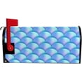 thumbnail image 5 of Coolnut Mailbox Cover Beautiful Mermaid Scales Post Mail Box Cover Magnetic Mail Wraps Cover Oversize 25.4" L x 20.78" W, 5 of 5
