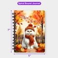thumbnail image 5 of Happy Thanksgiving Persian Give Thanks Fall Beanie Scarf Welcome Spiral Bound Journal Cat Lover Kitten Owner Gifts 5x7in Spiral Notebook - 00020, 5 of 5