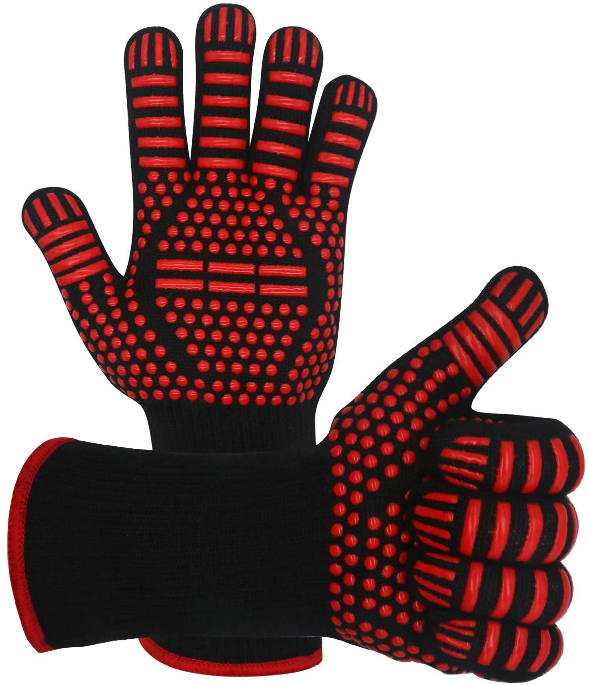 BBQ Gloves 800°C Heat Resistant Grill Gloves Fireproof Barbecue