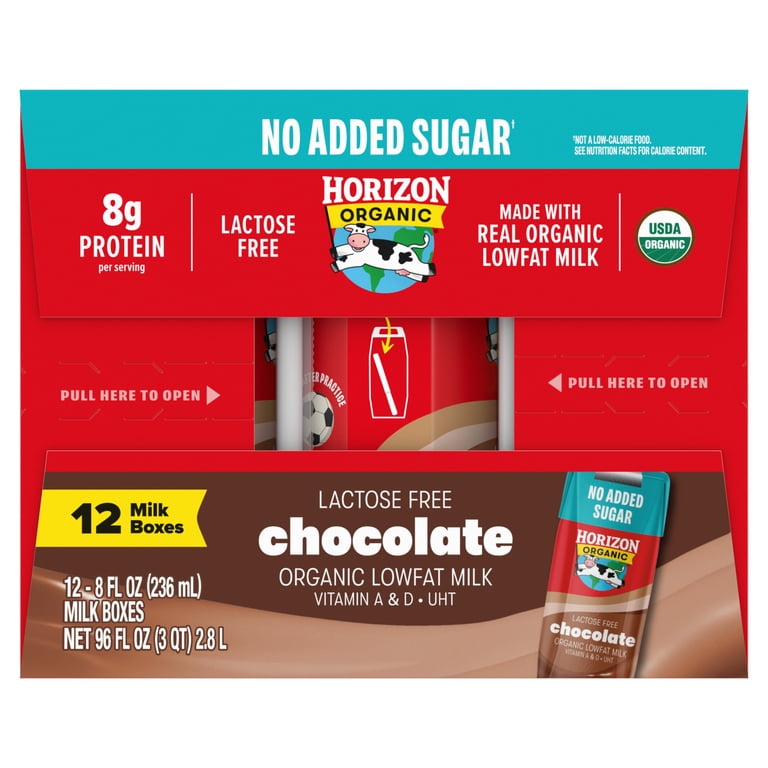 Horizon Organic Shelf Stable Lactose Free No Added Sugar 1% Lowfat
