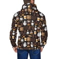 thumbnail image 5 of Zip Up Hoodies for Men - kettle tea cup Long Sleeve Comfrt Men'S Fashion Hoodies & Sweatshirts, Jackets for Men Hoodies Pullover Clothing Clothes with Pouch, 5 of 5