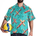 thumbnail image 4 of Easter Cross Men's Casual Hawaiian Shirts, Printed Button Down Short Sleeve Summer Beach Tops with Spread Collar - Unisex, 4 of 6