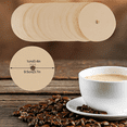 thumbnail image 3 of 500PCS Count Percolator Coffee Filters, 3.75 Inch Natural Unbleached Disposable Coffee Filter Disc Coffee Filters Brown, 3 of 8