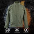 thumbnail image 4 of Outdoor jacket waterproof jacket outdoor sports jacket outdoor coat waterproof coat Polyester Fiber Soft Shell Waterproof Outdoor Sports Jacket Warm Fleece Coat for Camping Hiking, 4 of 8