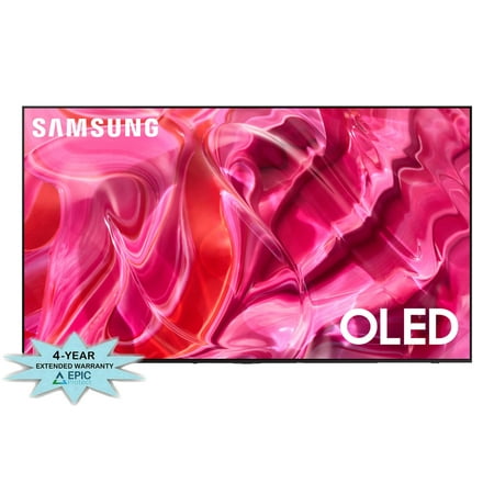 Samsung QN83S90CAEXZA 83 Inch 4K HDR OLED Smart TV with AI Upscaling with an Additional 4 Year Coverage by Epic Protect (2023)