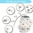 thumbnail image 4 of Bimocosy Baby Car Seat Covers Canopy Cover, Car Seat Covers for Baby Girls, Shopping Cart Cover for Baby, Breathable Nursing Cover, Baby Shower Gifts for Girls (Mermaid), 4 of 6