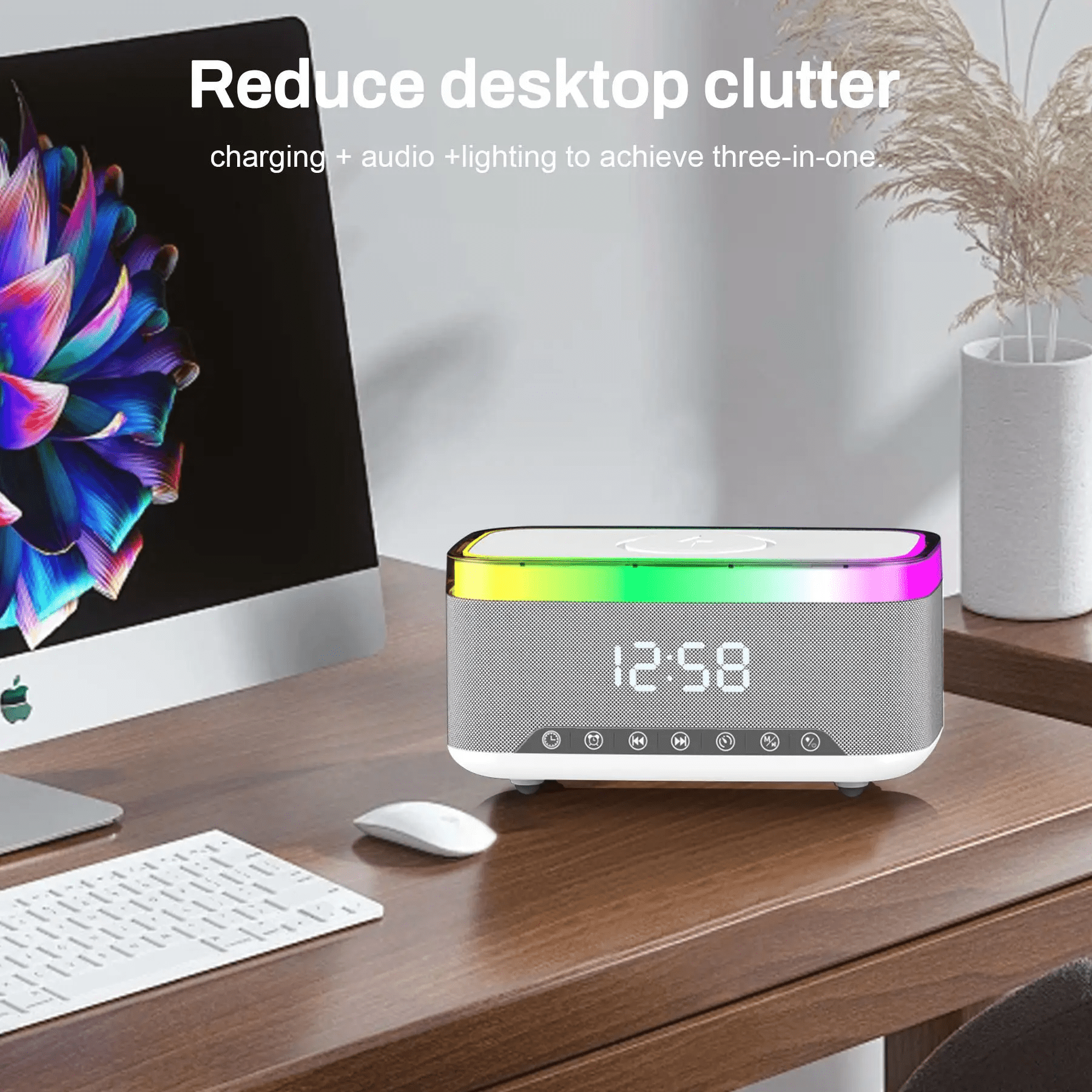 Magnetic Wireless Charger,15W Fast Charging Desk Phone Charging Station for iPhone 17 16 15 13 12 Pro Max Multiple Phone Devices Wireless Mobile Chargers for Home,Office,Outside Using