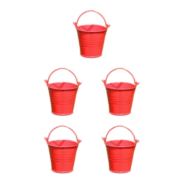 Naiovety Cubo de almacenamiento de metal, caja de regalo cosmética, soporte para cubos de fiesta, decoración de barra Type2 NO2