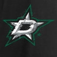thumbnail image 3 of Women's Black Dallas Stars Splatter Logo V-Neck Long Sleeve T-Shirt, 3 of 4