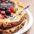 thumbnail image 2 of 6pcs Ceramic Handle Dessert Fork Multi-function Small Fork Portable Fruit Fork Dessert Supply, 2 of 4