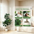 thumbnail image 6 of Studyset 4FT Fiddle Leaf Fig Tree Artificial with 48 Leaves - Realistic Faux Ficus Lyrata Trees in 7.8" Planter Pot,4ft Faux Plant Fake,Indoor Fake Floor Plants for Home Office Living Room Decor, 6 of 8
