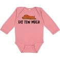thumbnail image 3 of Inktastic Napping Dis Tew Much Daschund Weiner Dog Brown Boys or Girls Long Sleeve Baby Bodysuit, 3 of 5