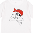 thumbnail image 4 of Inktastic Pirate Skull and Crossbones Boys or Girls Long Sleeve Toddler T-Shirt, 4 of 5