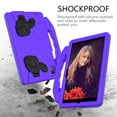 thumbnail image 6 of Kids Case for Samsung Galaxy Tab A7 10.4" 2020 Model (SM-T500/T505/T507), [Folding Kickstand and Handle], Rubber Silicone Shockproof Protective Cover for Galaxy Tab A7 10.4 inch, Purple, 6 of 6