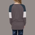 thumbnail image 5 of HVOBTTY Toddler Kid's Long Sleeve Crew Neck T-Shirt Raglan Sleeve Loose Sport Comfortable Daily Wear Top, 5 of 5