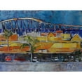 thumbnail image 3 of Marie, Susanne 14x11 Black Modern Framed Museum Art Print Titled - Under the Bridge, 3 of 5