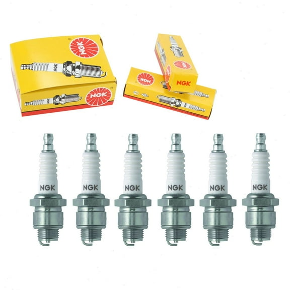 6 pc NGK 93324 Standard Spark Plugs for 0801021 09482-00051 124 13401-6771-6 294 29693 3014 3075 314 315 316 354 355 44 7535 77-317 7809 801021 823 823-1 823S 841 841-1 841S 890573400 92070-2092