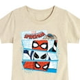 thumbnail image 3 of Marvel Your Friendly Neighborhood Spider-Man - Spider Suit Masks - Toddler And Youth Girls Fitted Short Sleeve Graphic T-Shirt, 3 of 5