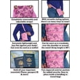 thumbnail image 4 of Bolso Bandolera Disney Gato de Cheshire para Pasaporte Rosa 17x21cm, 4 of 9
