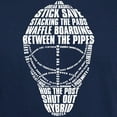 thumbnail image 3 of CafePress - Hockey Goalie Mask Text Dark T Shirt - Men's Classic Graphic Cotton T-Shirt, 3 of 4