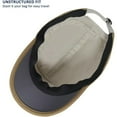 thumbnail image 4 of GADIEMKENSD Stretch Army Cap Cadet Military Hats Flat Top Baseball Cap Short Bill Breathable, 4 of 6