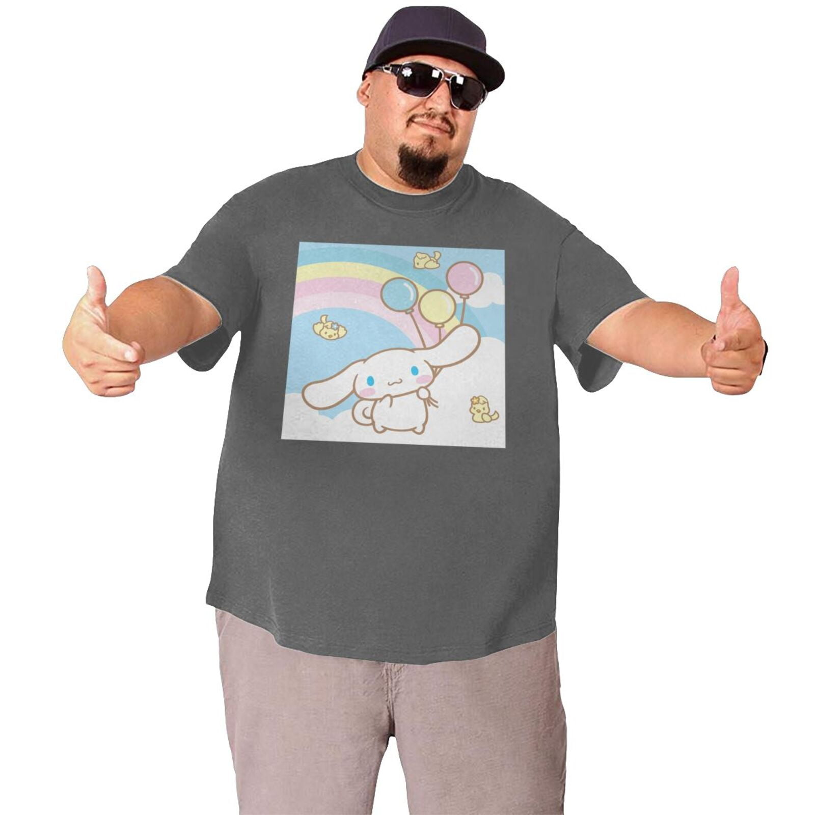 Cinnamoroll Men'S Cotton Short Sleeve Fashion Classic Top T