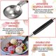 thumbnail image 3 of Double-sided Stainless Steel Double Ice Cream Scoop Scoop Smooth Round Melon, 3 of 5
