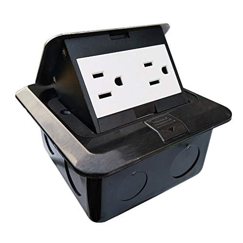 Floor Electrical Outlet Pop Up Kitchen Countertop Waterproof Sockets