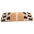 thumbnail image 3 of Imports Decor Printed Coir Doormat, Black Stripes, 18-Inch by 30-Inch, 3 of 5