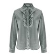 thumbnail image 3 of Uootdi Plus Size Sequin Tops for Women Sparkly Glitter Bow Crewneck Long Sleeve Shirts Evening Party Night Top Going Out Pullover Gift, 3 of 6