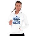 thumbnail image 4 of Autism Awareness Hoodies Sweat Shirts Sweatshirts Autistic Lives Matter Support Run Walk, 4 of 6