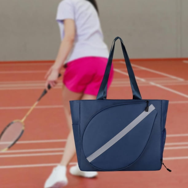 Bolsa de bádminton Colamx bolsa para raqueta de tenis soporte para raqueta almacenamiento de raqueta mano para tenis Azul 42 cm x 22 cm x 36 cm