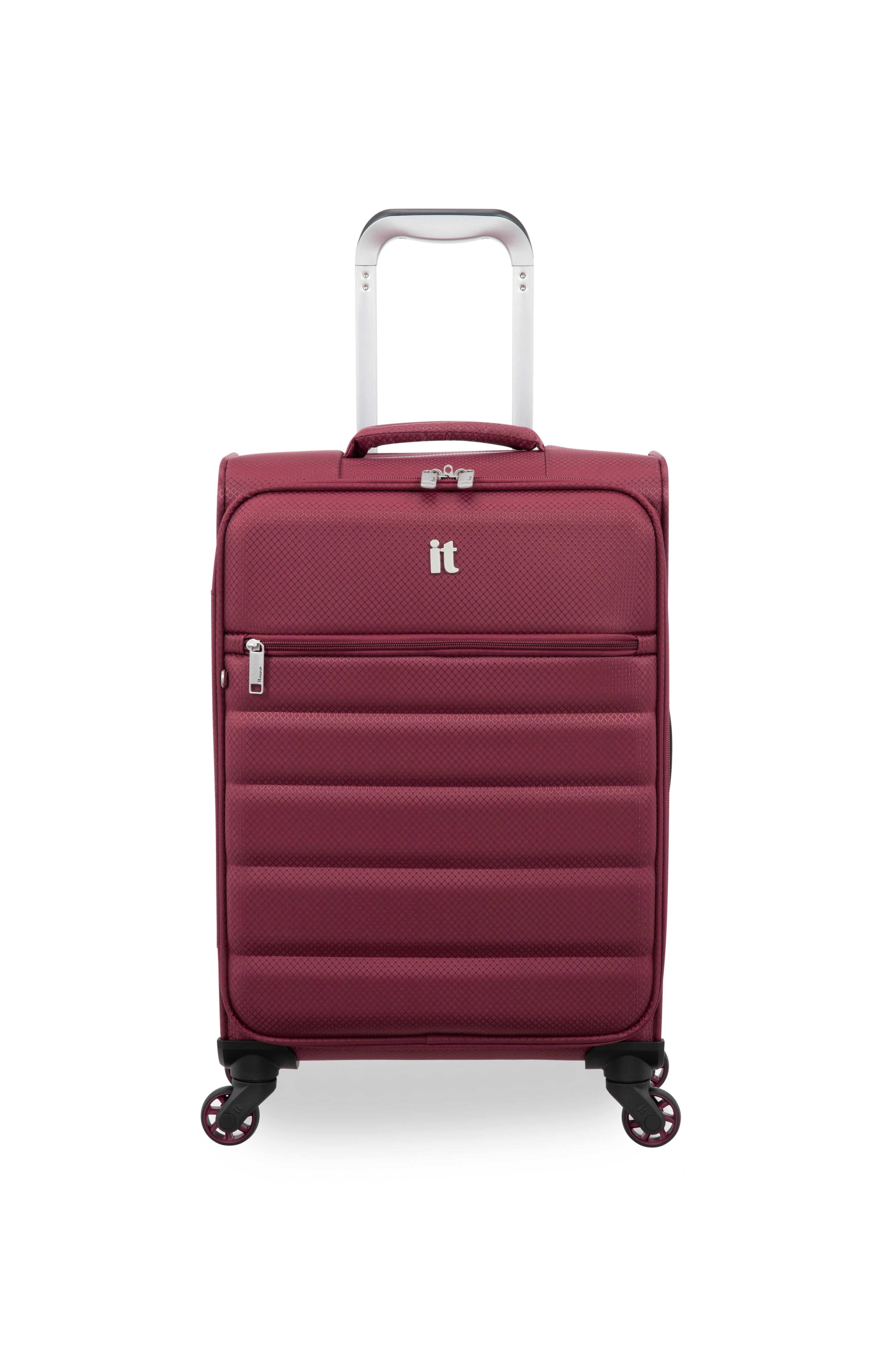 it luggage Striving 22" Softside Carry-On 8 Wheel Spinner, Tibetan Red