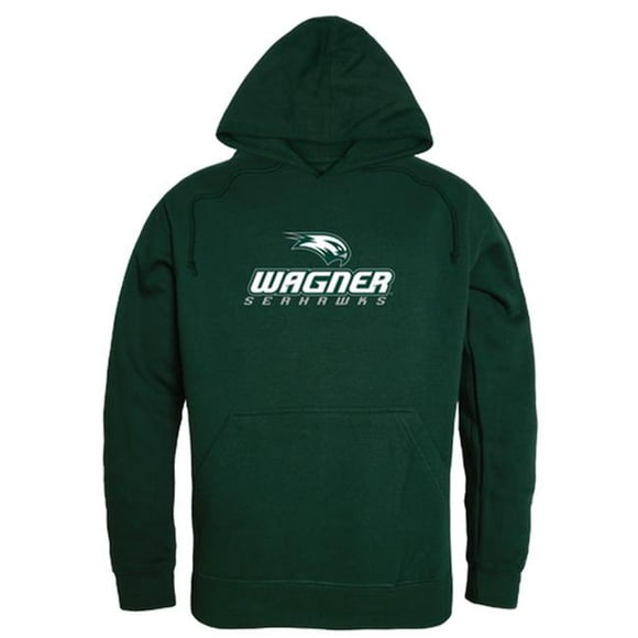 W Republic 512-462-FOR-05 NCAA Wagner College Seahawks Freshman Pullover Hoodie T-Shirt&#44; Forest Green - 2XL