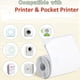 thumbnail image 4 of Papel Adhesivo para Mini Impresora de Bolsillo de 12 Rollos, Papel TéRmico Autoadhesivo de 30 X 57 mm para Impresora de Bolsillo, Negro Sobre, 4 of 5