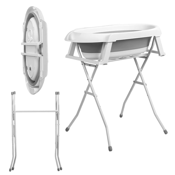 WETLA 2 in 1 Dog Bathtub Dog Washing Station, Foldable Pet Bath Tub for Bathing and Grooming, Collapsible Portable Shower Bathtub for Small Dogs Cats Pet, Indoor and Outdoor