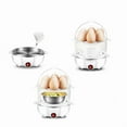 thumbnail image 4 of Electric Egg Boiler Universal 7 Egg Boiler Steamer Fried Egg Cooking Tool Kitchen Utensils Breakfast Maker (White), 4 of 7