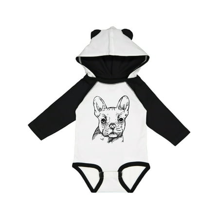 

Inktastic French Bulldog Portrait Gift Baby Boy or Baby Girl Long Sleeve Bodysuit