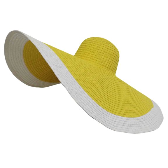 QEMAUUA UPF50  70cm Wide Brim Packable Bucket Fisherman Hat, Breathable Polyester Sun Hat for Women Men Beach Camping Fishing Travel Outdoor Activities