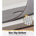 thumbnail image 3 of UniVerse Shower Mat,32 x 24 Inch Non Slip Bath Mat for Tub, Soft PVC Loofah Bathtub Mats with Drain Holes, Quick Drying Bathroom Stall Floor Mat, Bathroom Accessories Without Suction Cup, Grey, 3 of 14