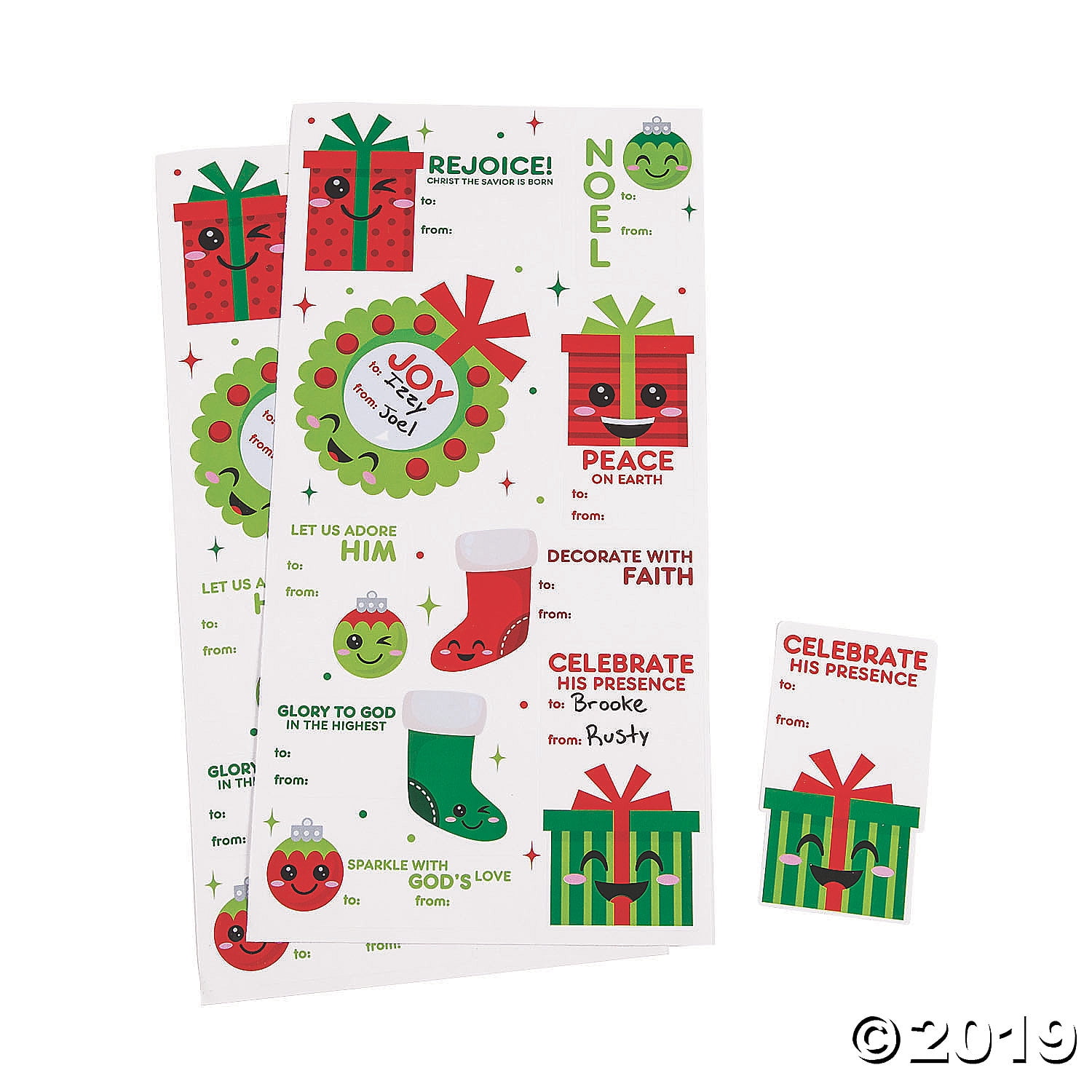 Walmart Christmas Gift Tags 