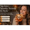 thumbnail image 5 of 1PC Halloween Drinking Glass,2D Skull Art Printed Design Gothic Decor Tumbler,Stemless Glass Drinking Glass for Halloween Parties and Holiday Gatherings., 5 of 5