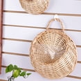 thumbnail image 5 of Jlong Hanging Planter Basket Handmade Hanging Wicker Rattan Flower Basket, 5 of 6