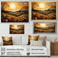 thumbnail image 4 of Designart "Farm Golden Harvest Painting IV" Landscapes Floater Framed Wall Art Print, 4 of 7