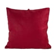 thumbnail image 2 of Fennco Styles Sara's Garden Collection Contemporary Felt Dahlia Petal 17 x 17 Inch – Red Throw Pillow Case for Couch, Bedroom and Living Room Décor, 2 of 5