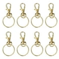 thumbnail image 1 of Lobster Claw Clasp, Anti Loss Metal Keychain Clip  For Wallet For Jewelry, 1 of 8