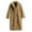 A01_Khaki, variant on Fleece Overcoat for Women Turn Down Collar Outerwear Winter Warm Faux Fur Coat Jacket Fuzzy Loose Long Sleeve Coats